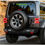 Thumbnail: Venom Steel rear bumper with LED lights and hitch - Wrangler JL