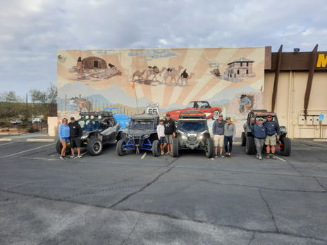 Kingman AZ on the Arizona Peach Trail group run