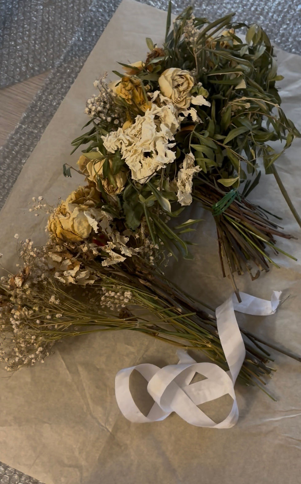 peut-on conserver un bouquet de mariée déjà sec ?