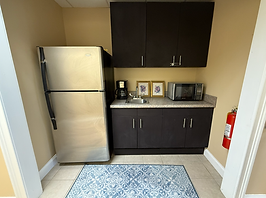 Kitchenette- Offices for Rent Auto Brokers