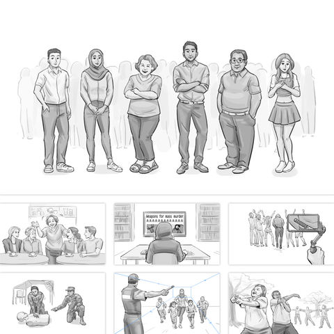 Storyboards for SGSecure