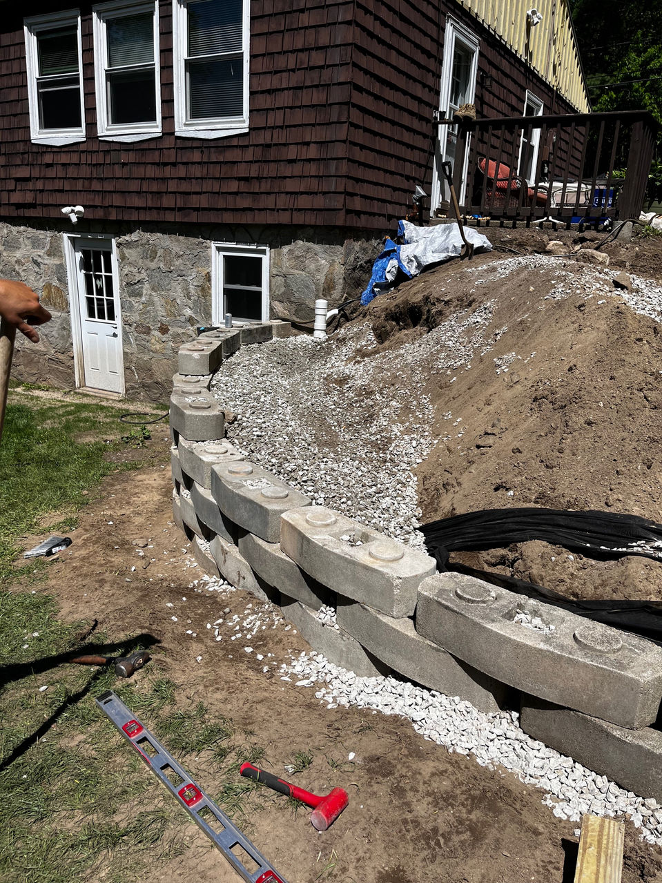 Retaining Wall in North Smithfield