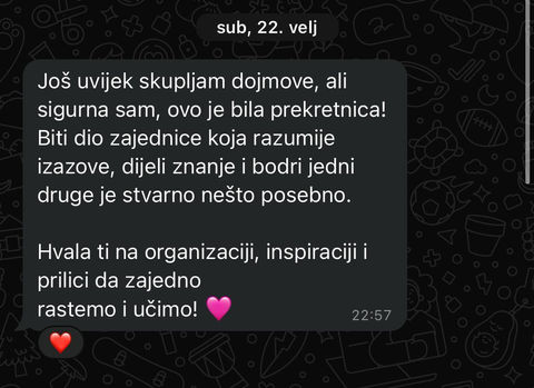 Povratna informacija o konferenciji