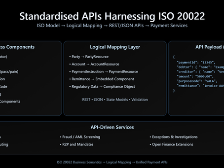 Standardised APIs Harnessing ISO 20022