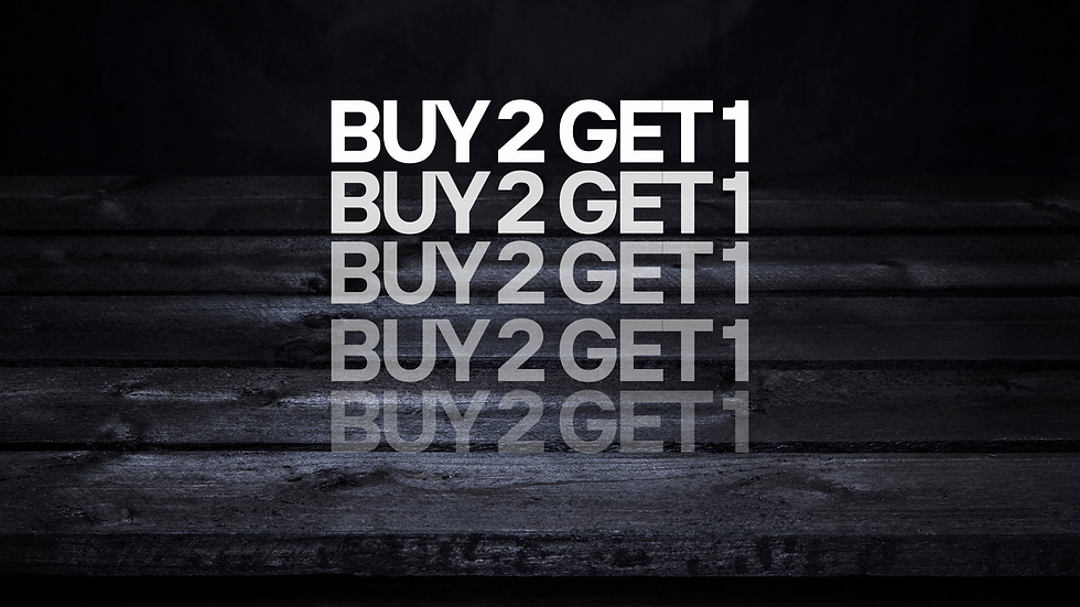 Buy 2 get 1