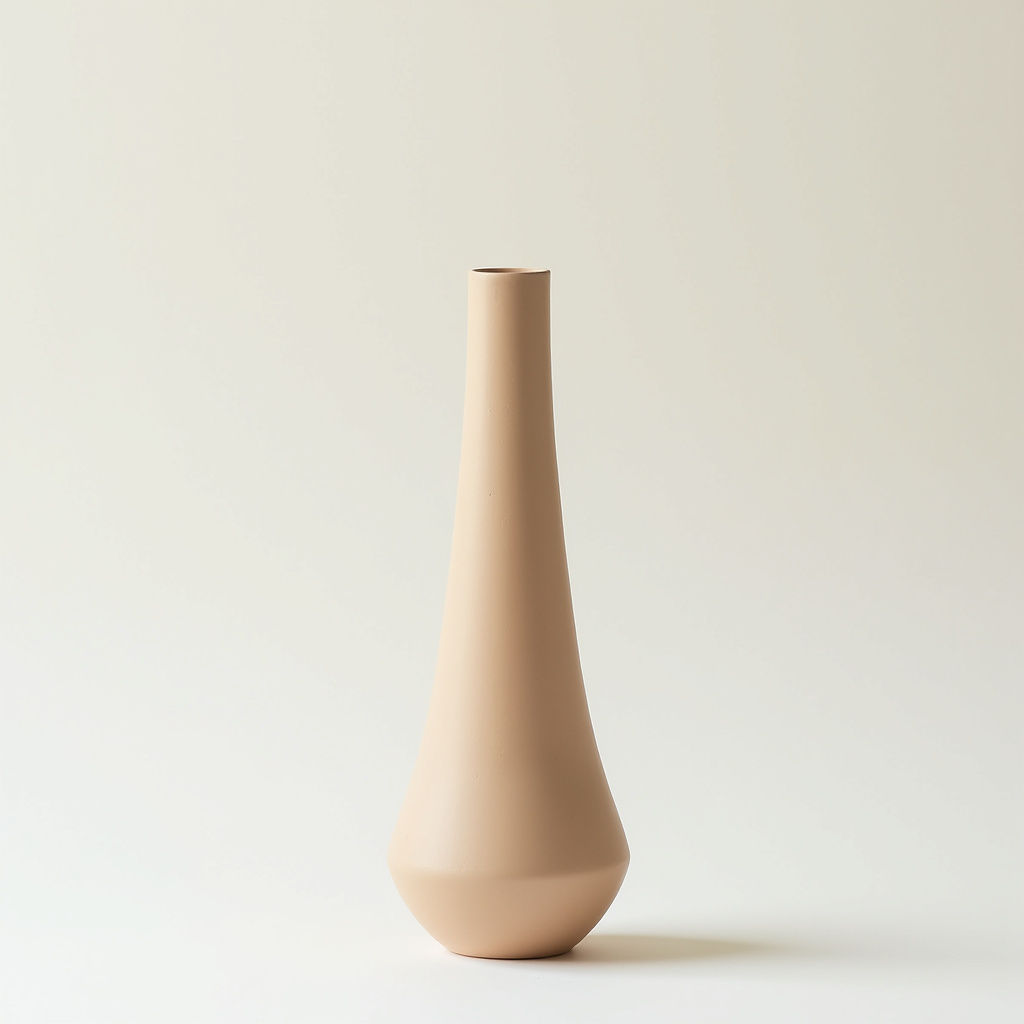Tall Hand-Thrown Vase