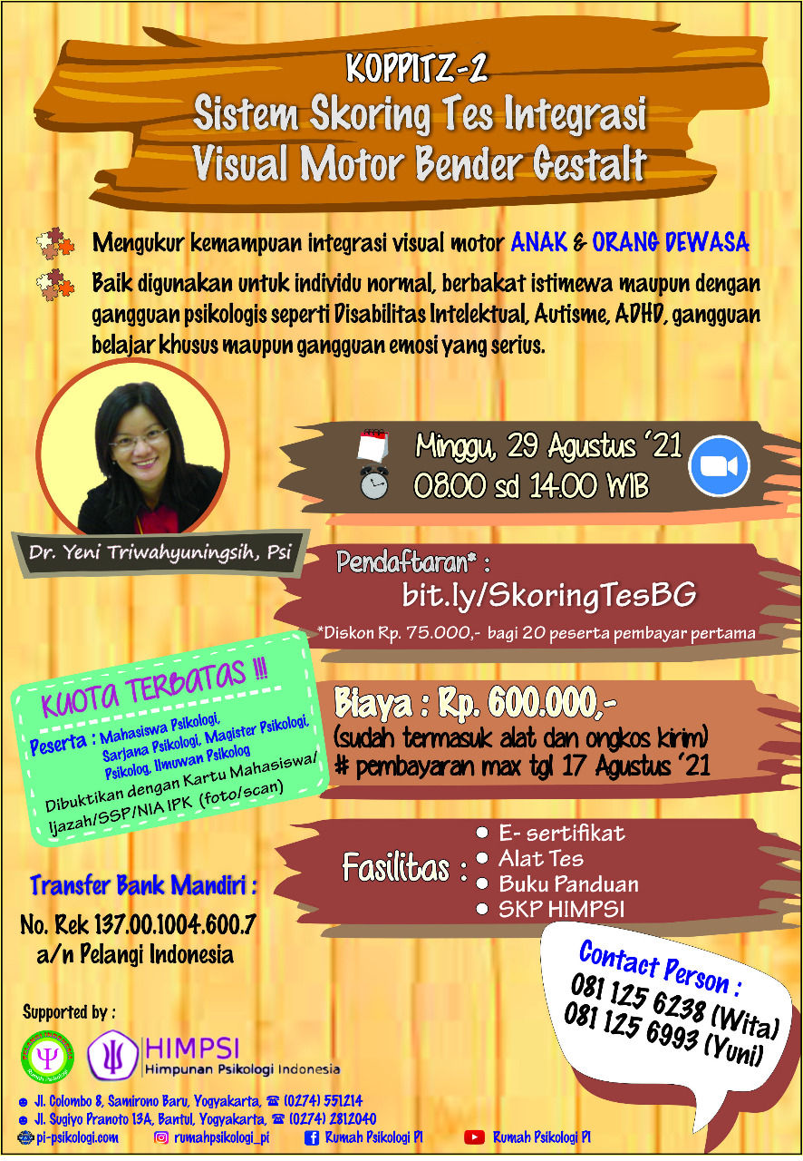 KOPPITZ-2 Sistem Skoring Tes Integrasi Visual Motor Bender Gestalt