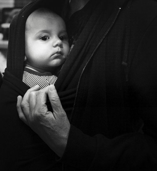 Child and mother, Berkeley, California.