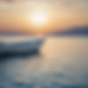 Hero Image_Background for front page of website. Image of greece, blue and white sea, sun