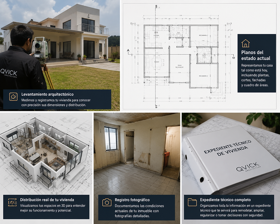 ¿No tienes los planos de tu casa? Planos arquitectónicos de una casa, León, Guanajuato