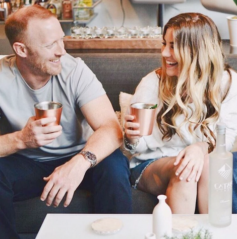 Partaking in a pre-launch lifestyle photoshoot for Catan Pisco.