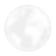 A white earth icon