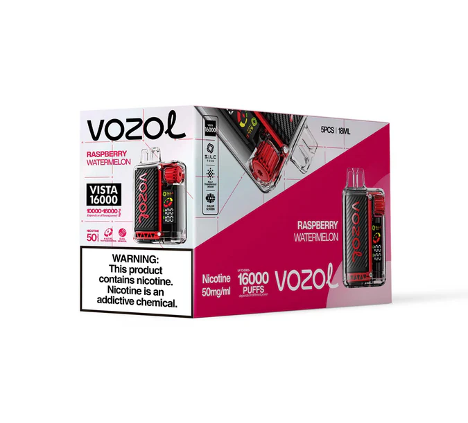 Thumbnail: Vozol 16000 Puff Raspberry Watermelon, ahududu karpuzun
