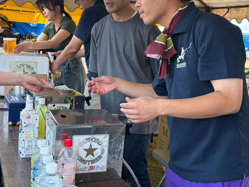 名寄YEG 活動報告 てっしなよろ祭り屋台ブース支援