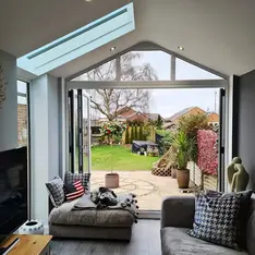 conservatory with comfy seating