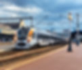 train at a station
