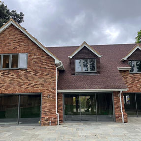 Large house with new widnows