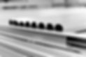 Close-up of heavy duty rollers