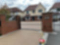 New resin drive at large detached house