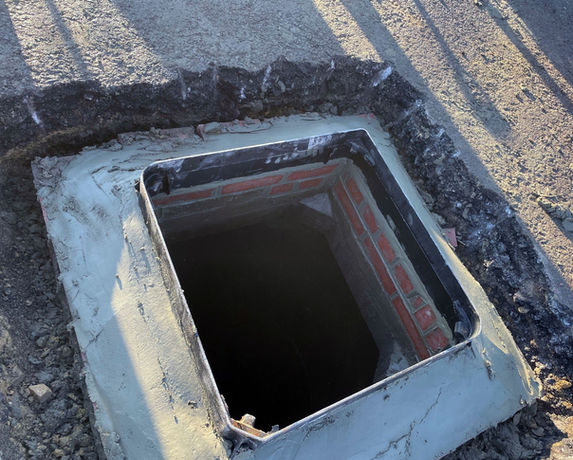New drain cover being added