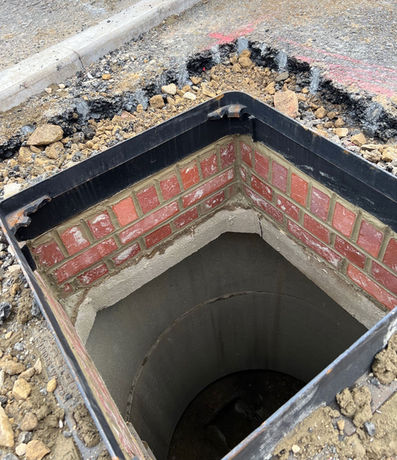 Nw drainage system being built