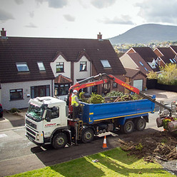 groundworks on housing estate