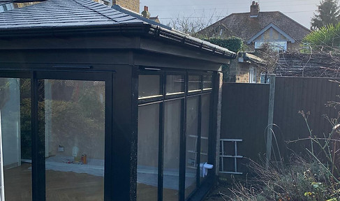 black conservatory