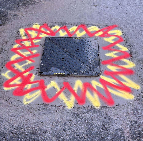 Drain marked for inspection at Northumbrian water checks project