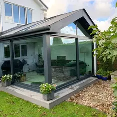 aluminium frame conservatory