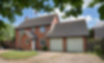 large detached home with double garage