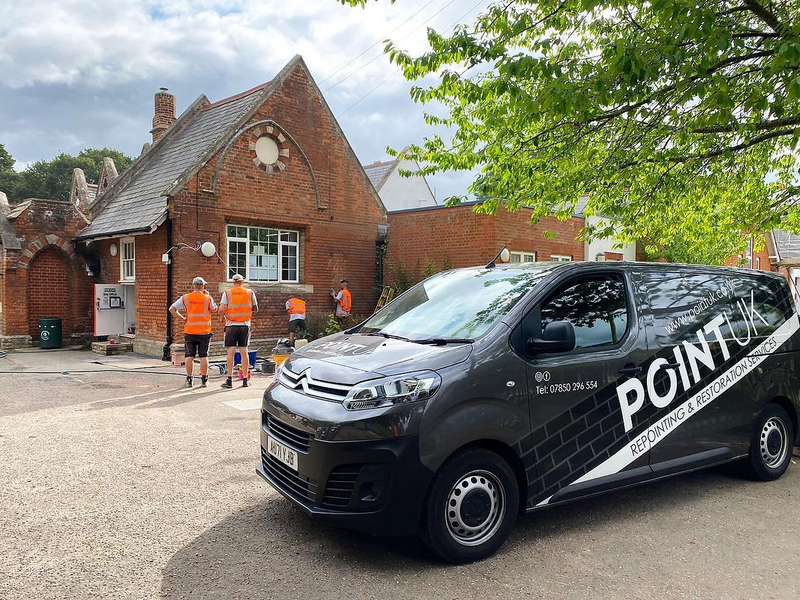 Point UK team at work on Holbrook Primary school