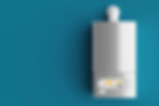 Household gas boiler on blue background 3d illustration.jpg