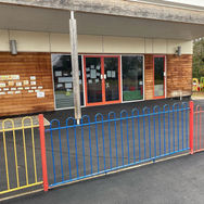 resurfaced area outside school