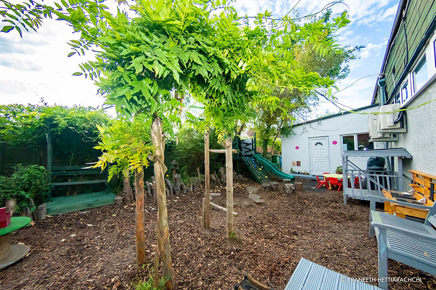 Forest school outdoor area