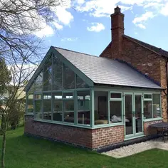 conservatory with tiled roof