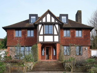 After extension, refurb and loft conversion - front