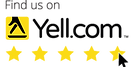 Find us on Yell.com logo