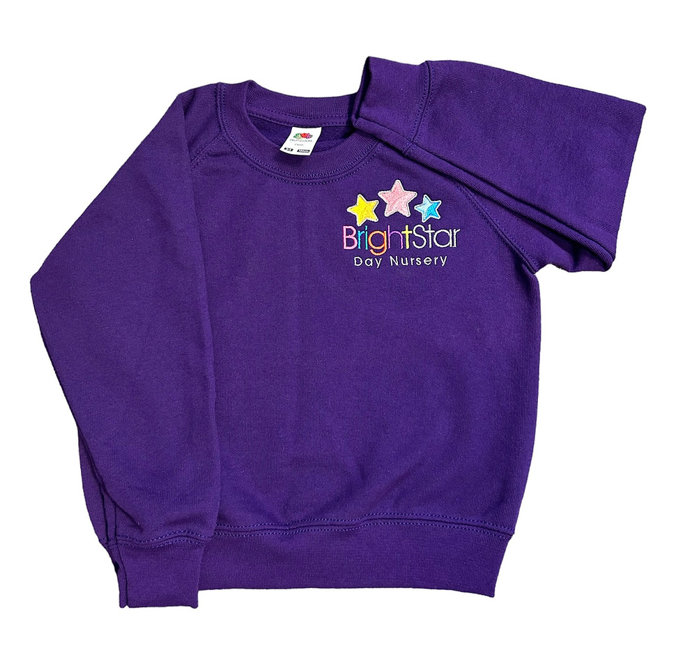 Purple Bright Star sweater