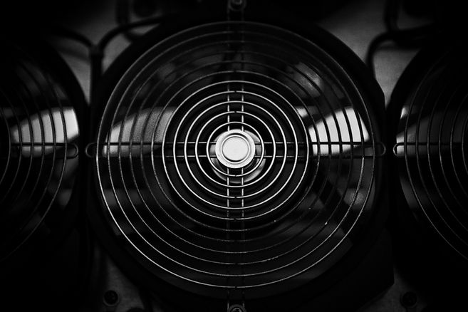 Close-Up Of Exhaust Fans