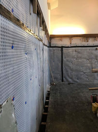 Plaster taken off wall 