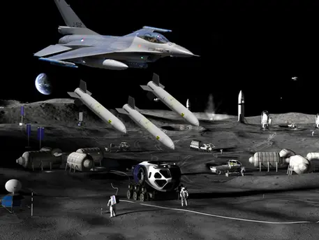 US Fires Preemptive Strike on NASA Moonbase