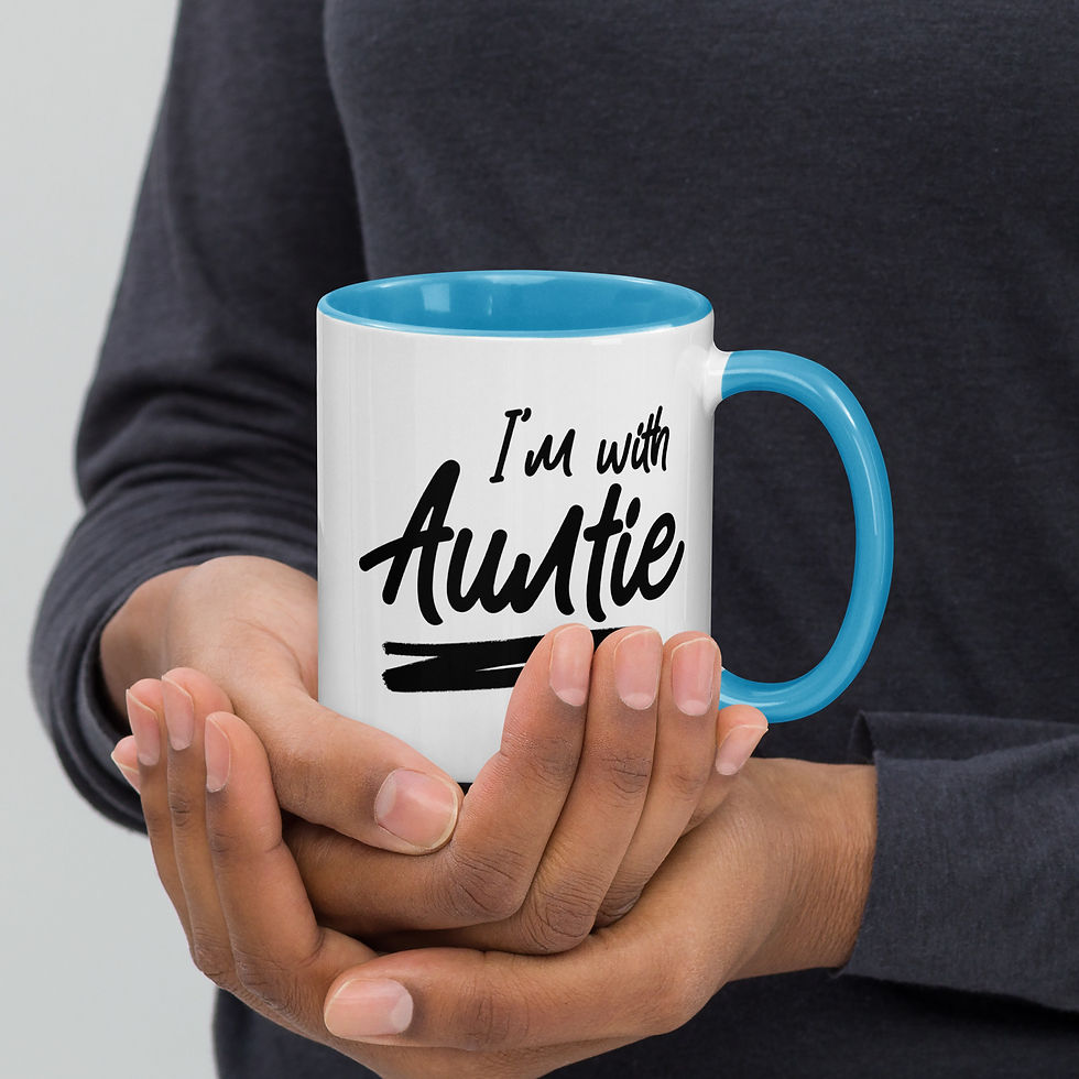 Thumbnail: I'm with Auntie — Mug with Color Inside