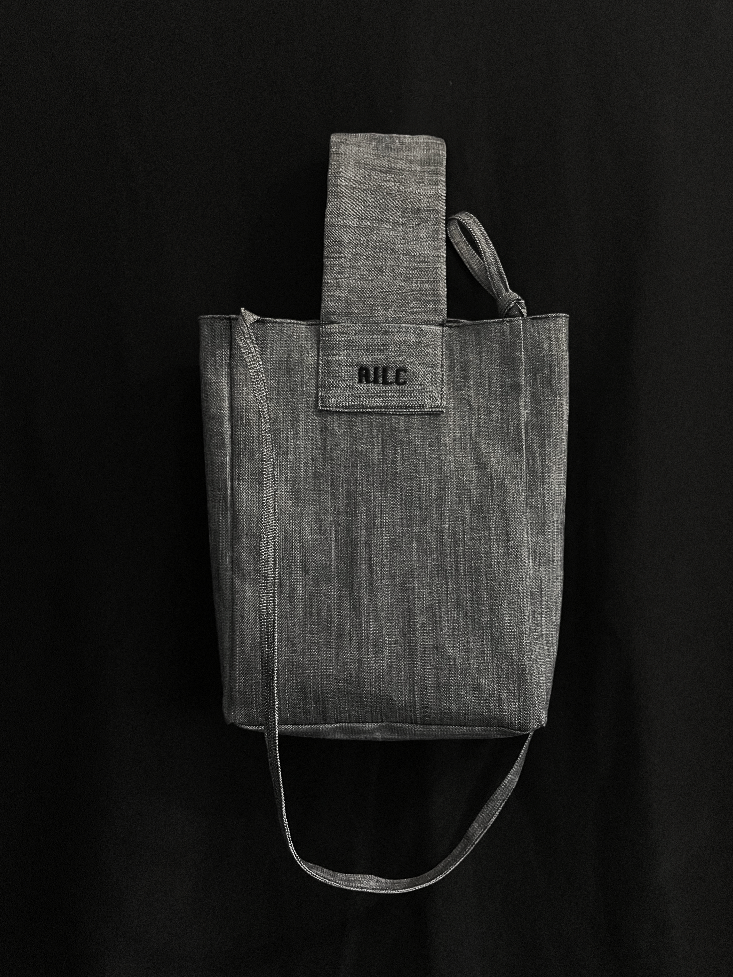 Mini Denim Tote Bag w/ shoulder strap