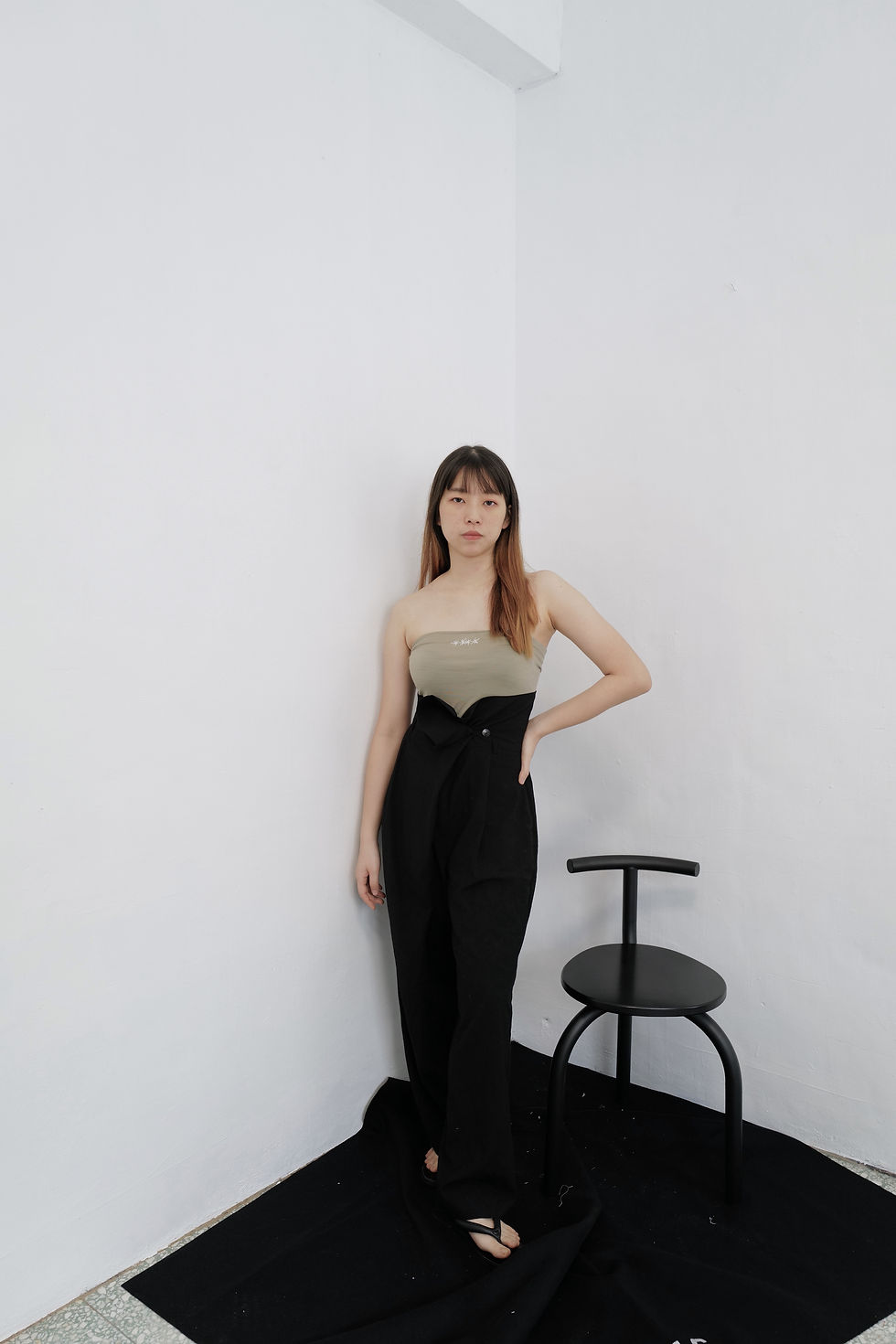 03 Wool Tube Top・Matcha