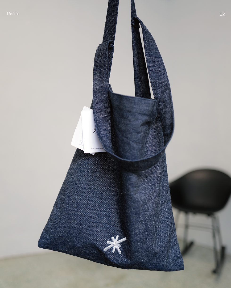 02 Denim Tote Bag