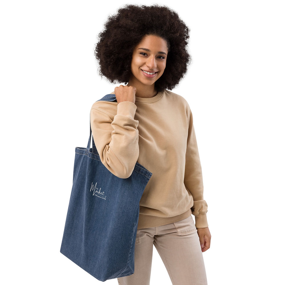Miniatura: The Market BPS Organic denim tote bag