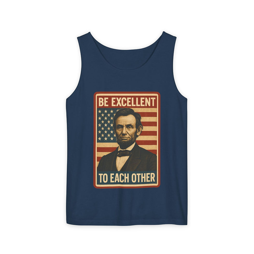 Thumbnail: Be Excellent to Each Other Unisex 4th of July Party Tanktop