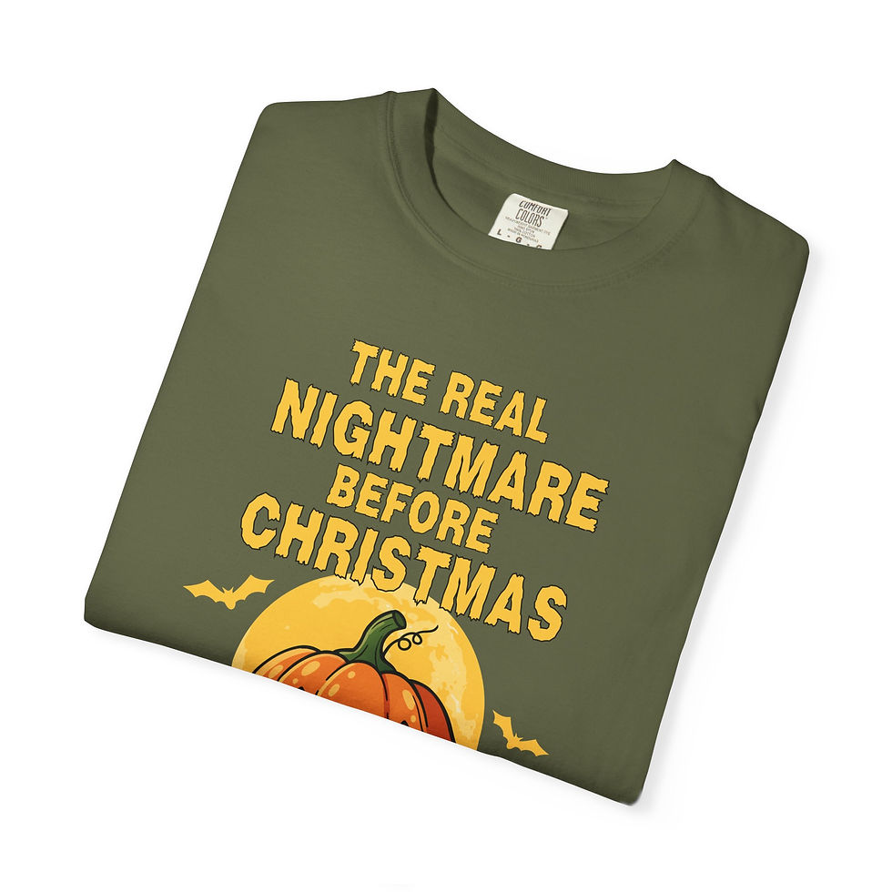 Thumbnail: The Real Nightmare Before Christmas Is My Family Group Chat Unisex T-shirt