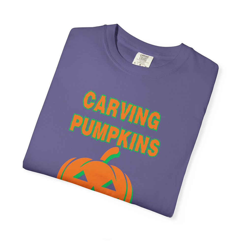 Thumbnail: Pumpkin Carving Therapy Unisex Halloween T-shirt