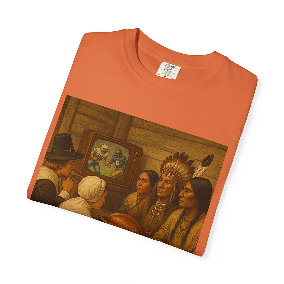 Thumbnail: The First Thanksgiving Parody Tee Thanksgiving T-shirt